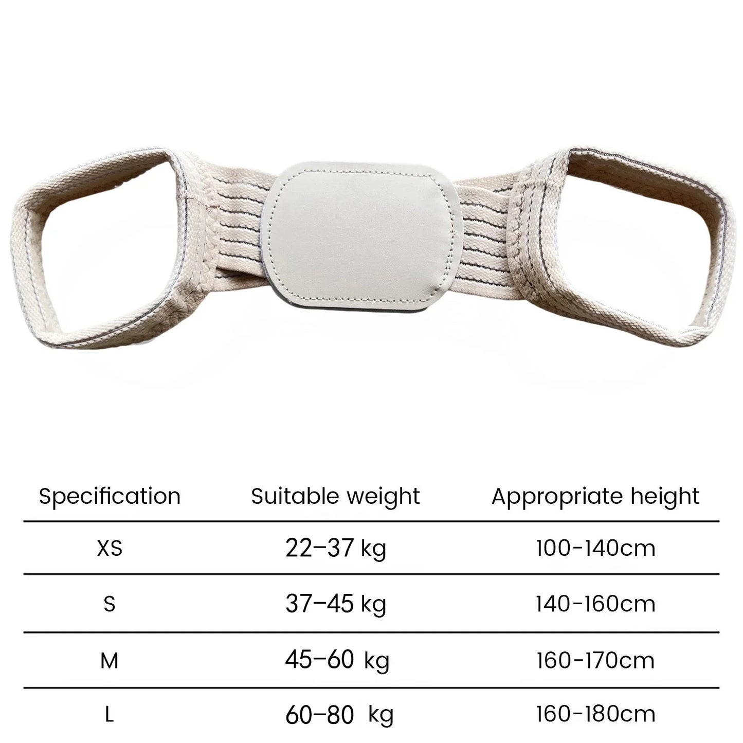 Posture Corrector Belt For Adults Women Back Support Bamboo Fiber