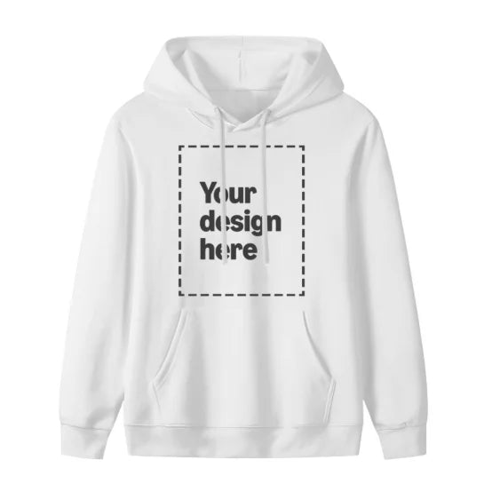 Custom Hoodie Unisex Pullover With Photo Logo Front And Back