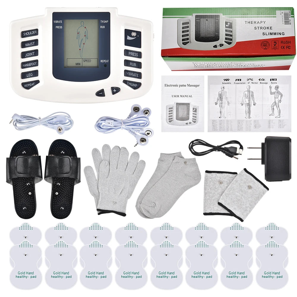 Professional EMS Tens Muscle Stimulator Body Massager Microcurrents Low Frequency