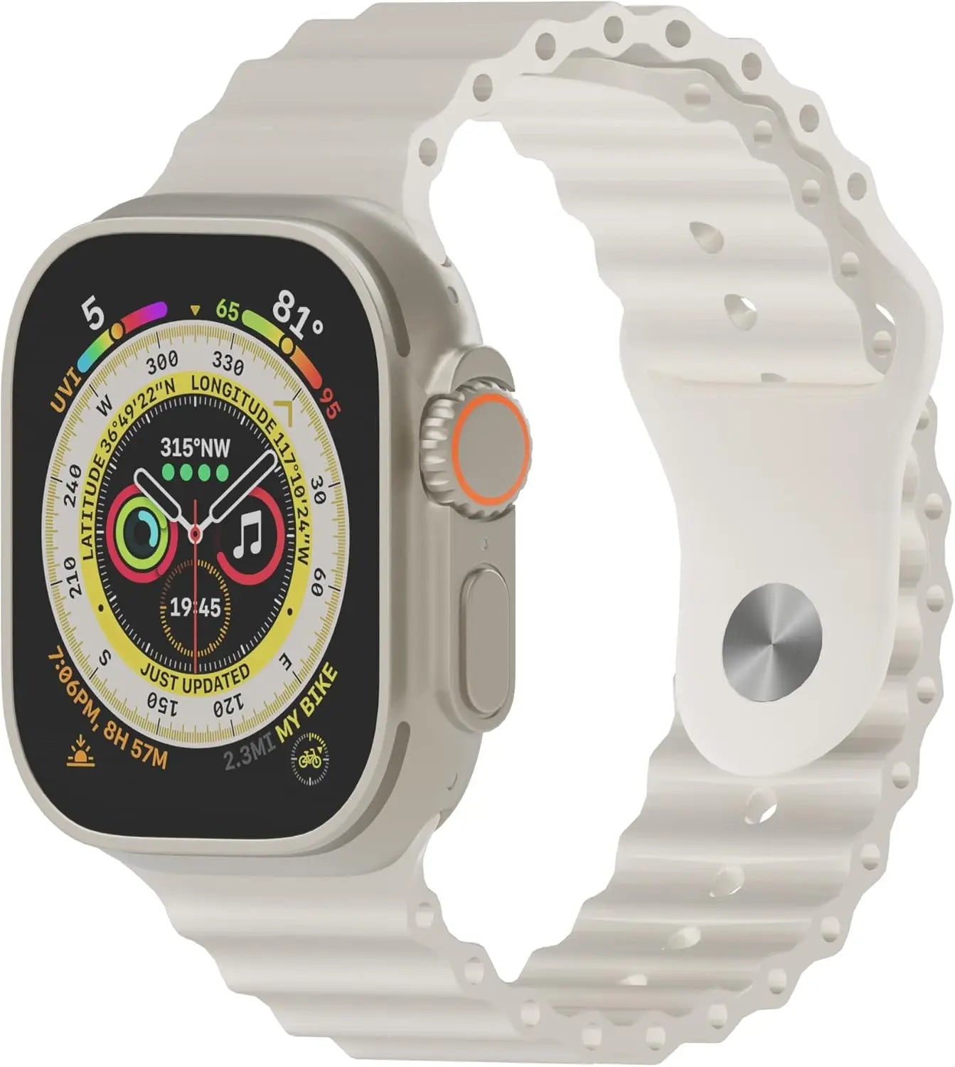Smart Watches With 7 Bands And Case Unisex Bluetooth Calling