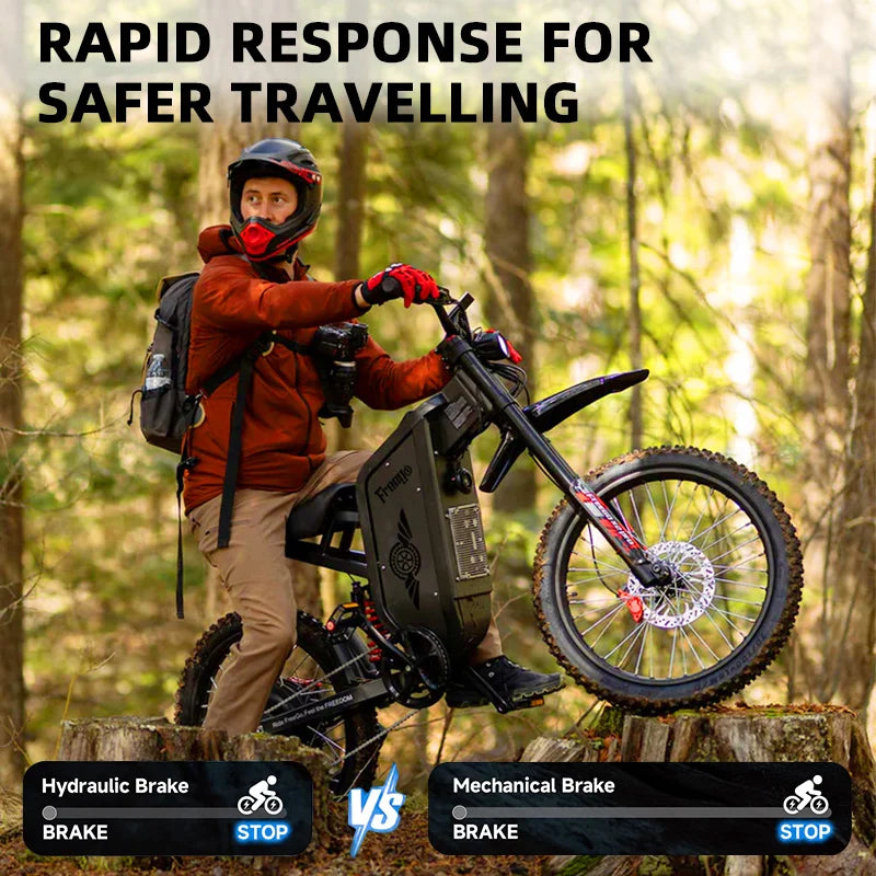 Freego X2 Pro Electric Dirt Bike 6000W Motors 60V 30Ah Battery