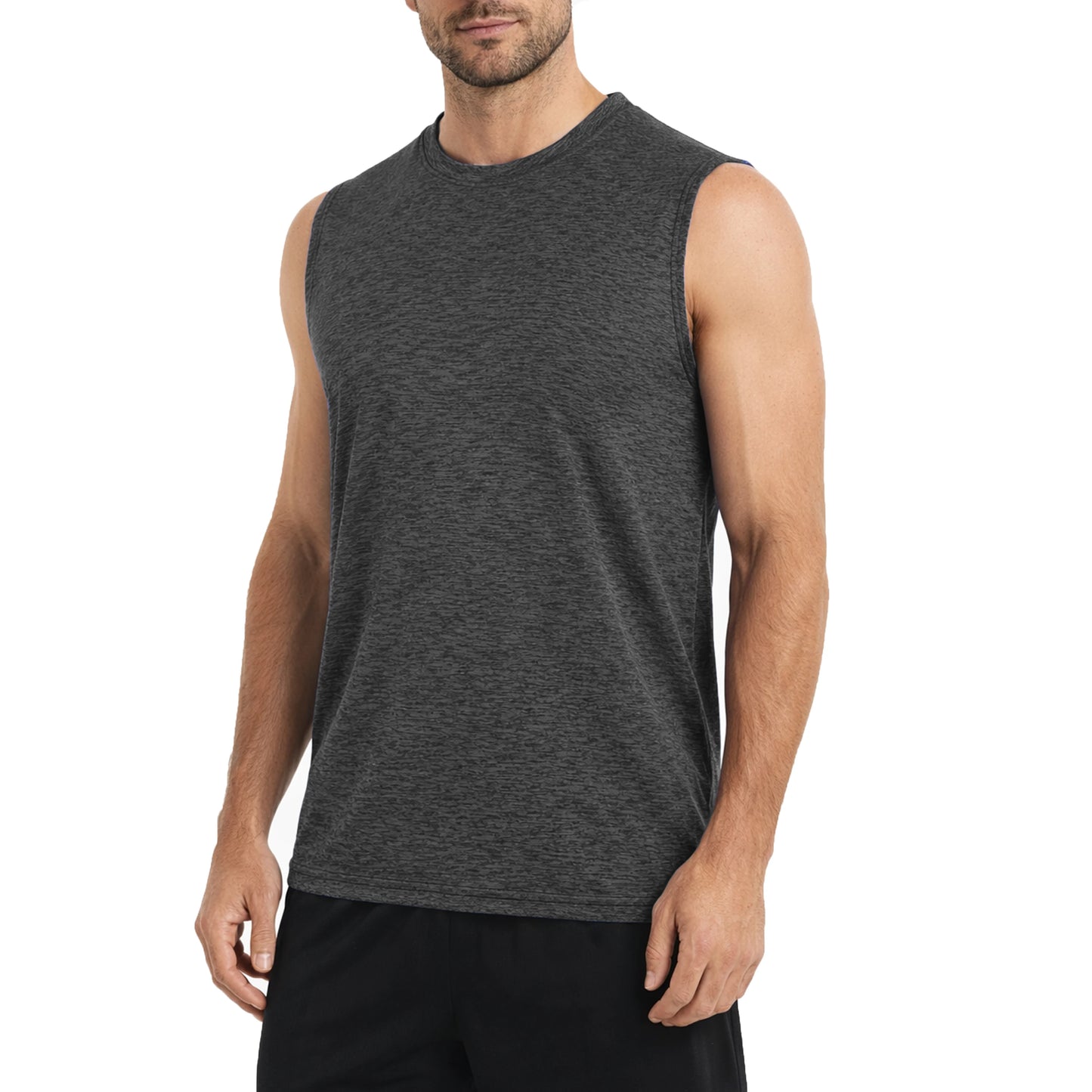 Men's Moisture Wicking Performance Sleeveless Muscle Tee
