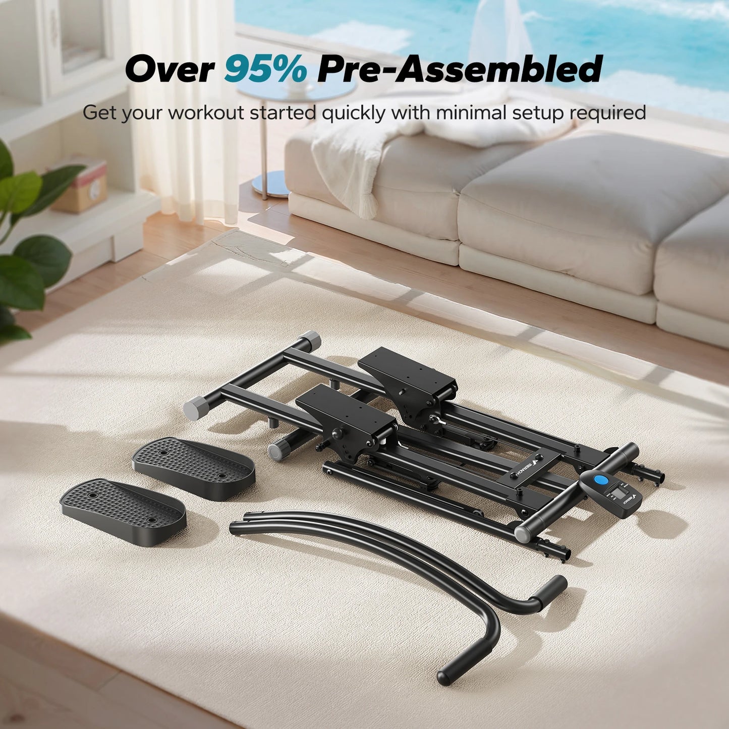 MERACH Stair Stepper Home Gym Full Body Folding Climber