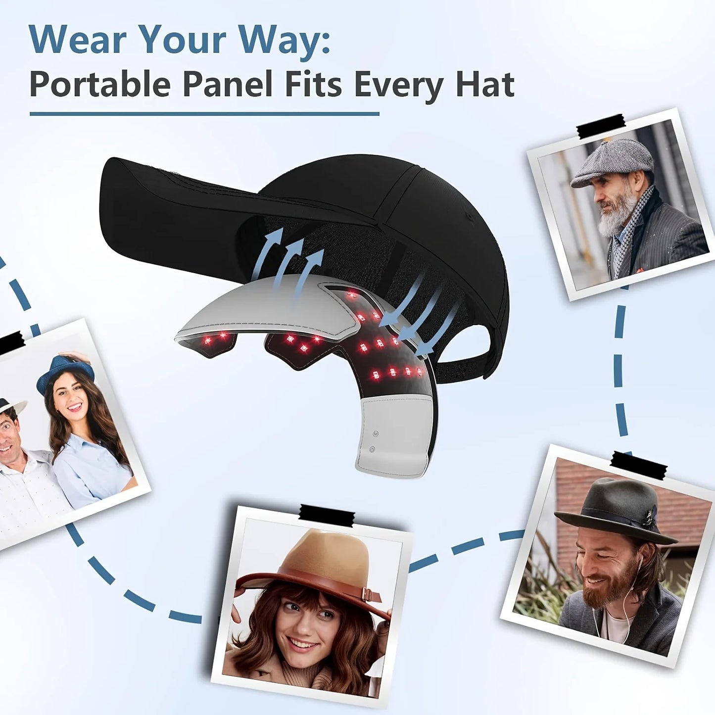 Jitesy Portable Red Light Therapy Hair Growth Cap For Thinning Hair