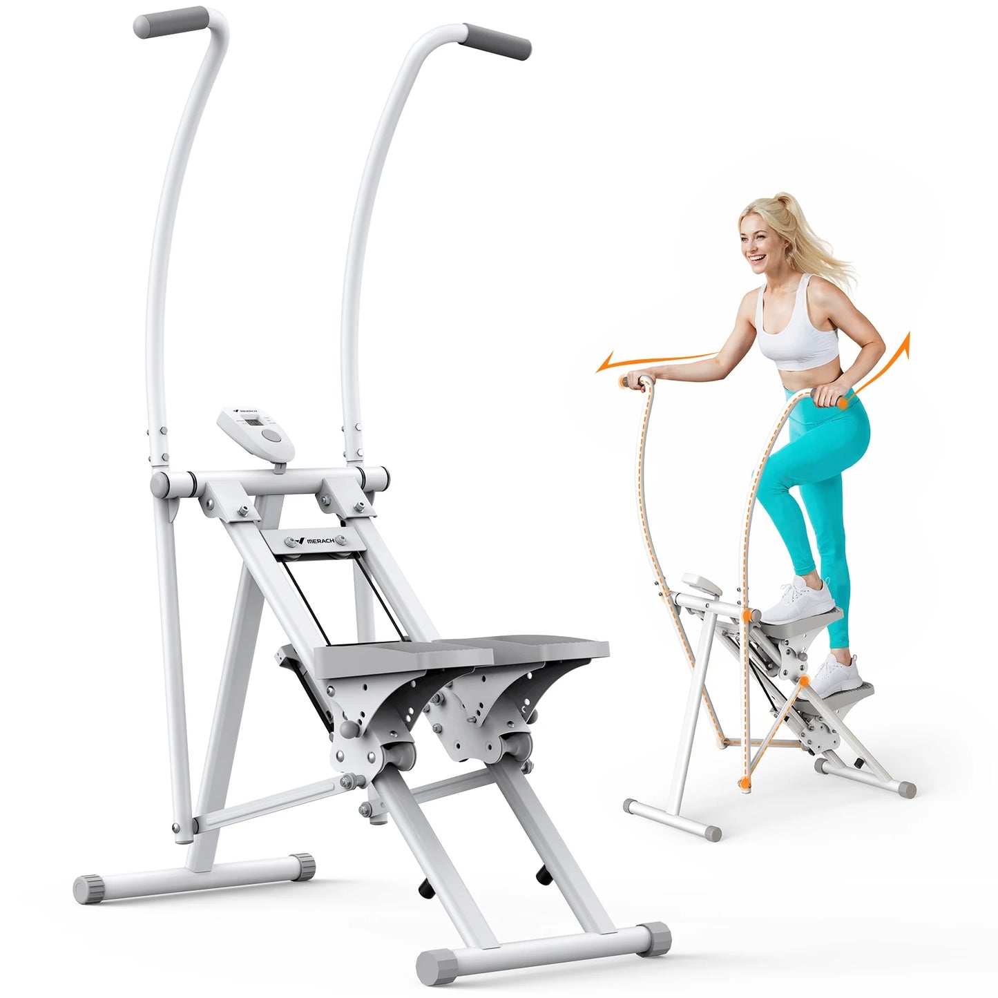 MERACH Stair Stepper Home Gym Full Body Folding Climber
