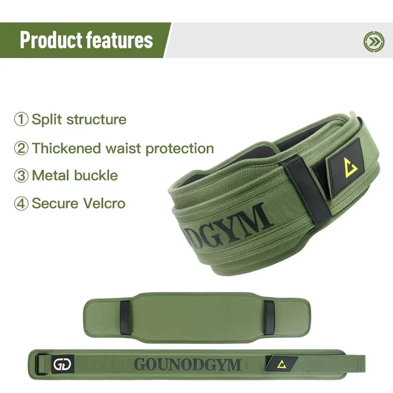 GOUNOD Adjustable EVA Powerlifting Belt For Gym Safety