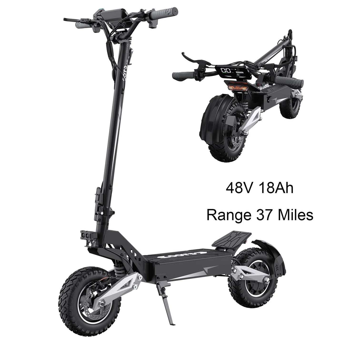 OOTD T10 900W Electric Scooter Foldable 48V Battery Long Range