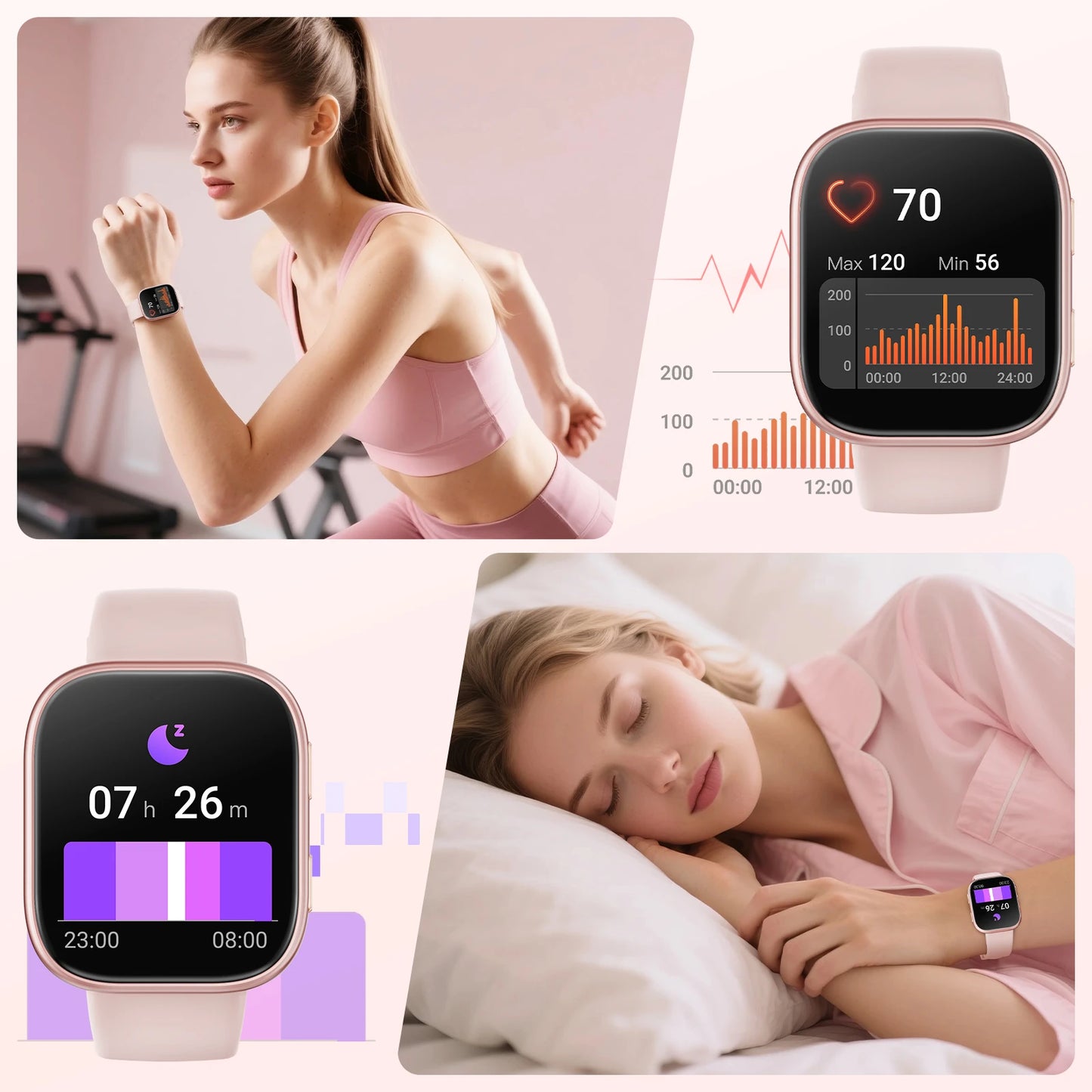 Smartwatch With Bluetooth Calling And Hundred Plus Sports Modes