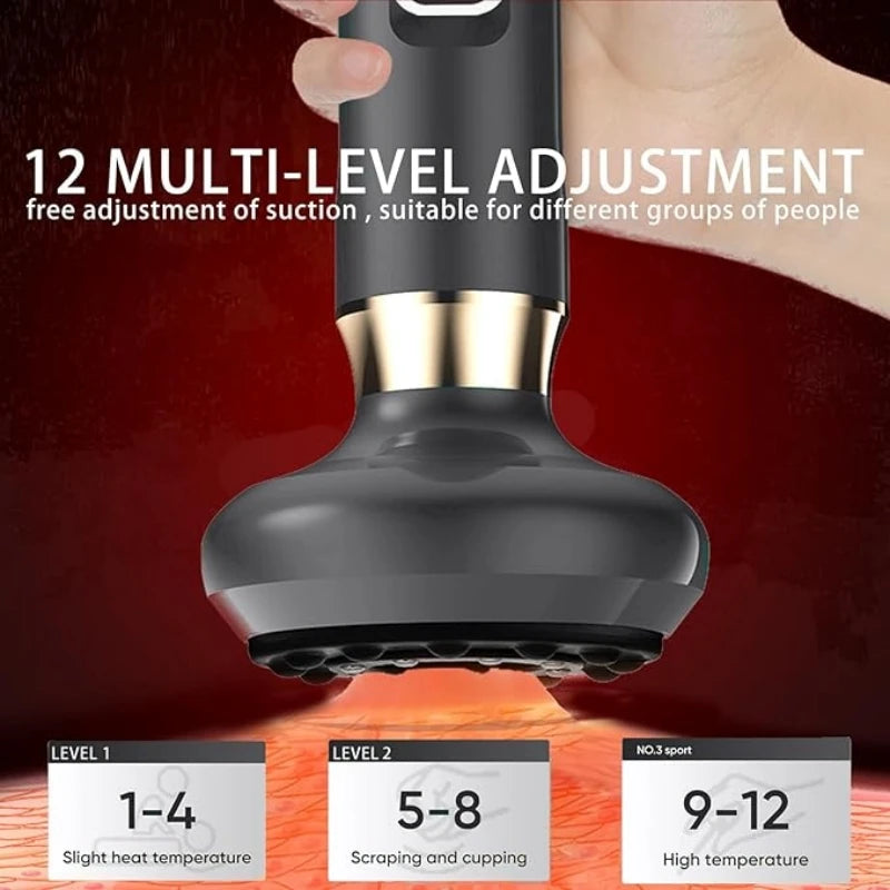 Full Body Cupping Massage Device With USB And 12 Levels