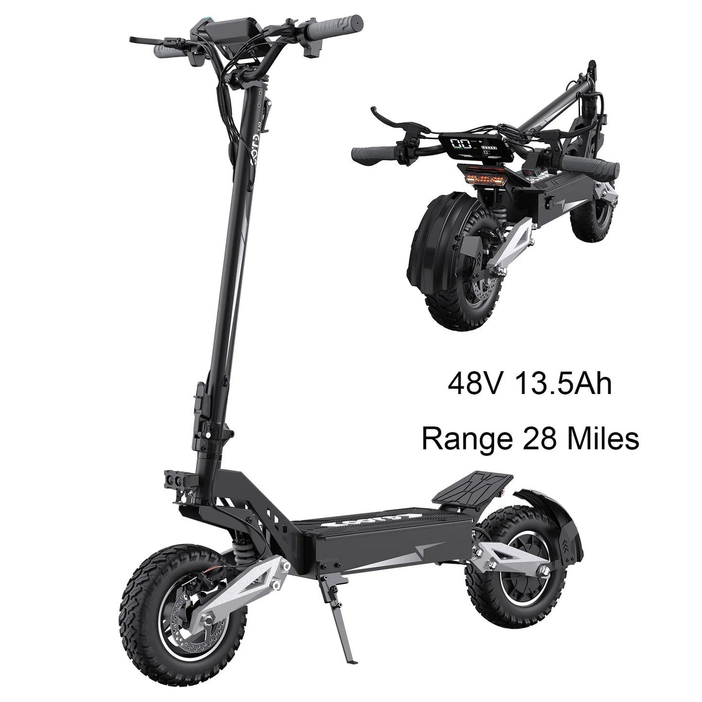 OOTD T10 900W Electric Scooter Foldable 48V Battery Long Range