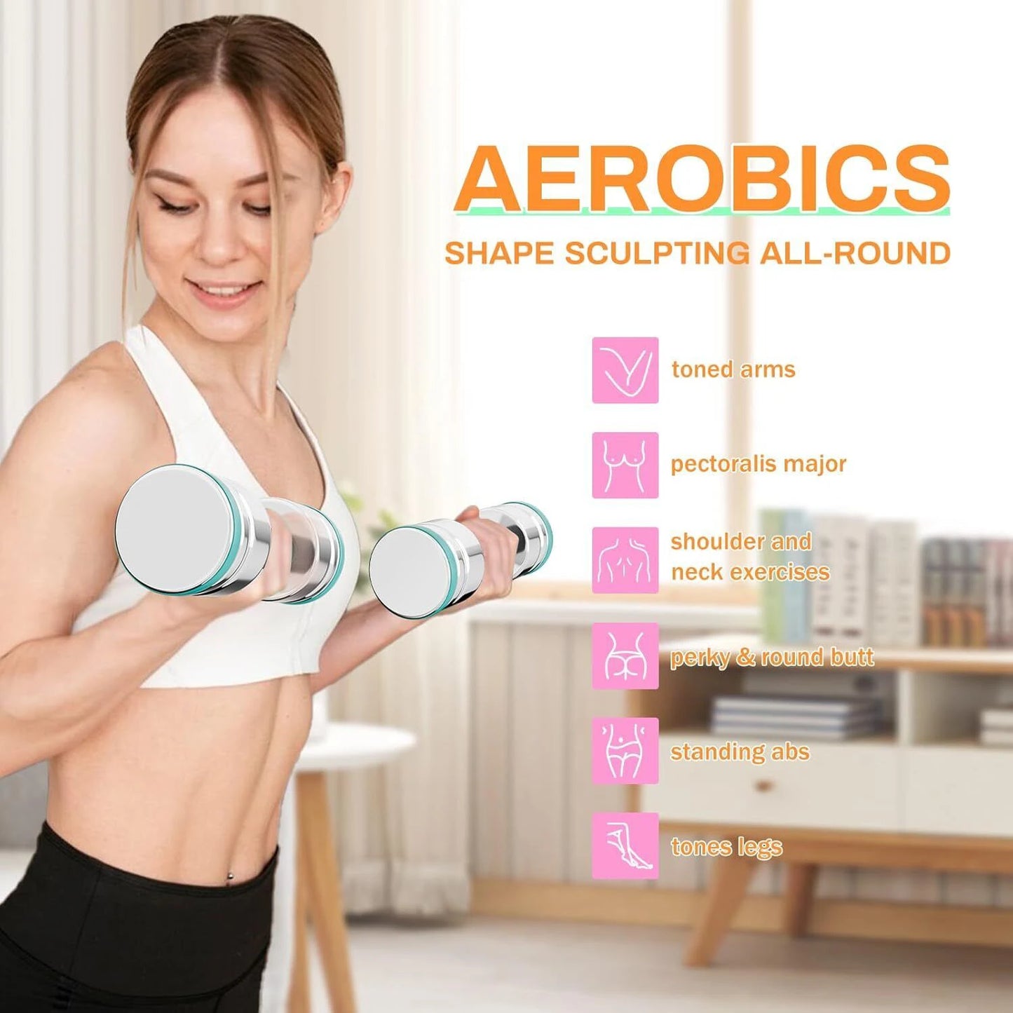 Steel Ultracompact Adjustable Chrome Dumbbell Set With Foam Handles