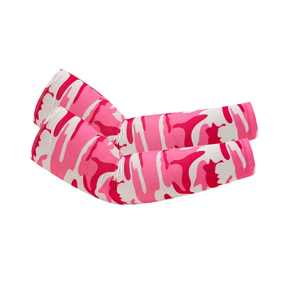 Unisex Cooling Arm Sleeves With UV Protection For Running Cycling
