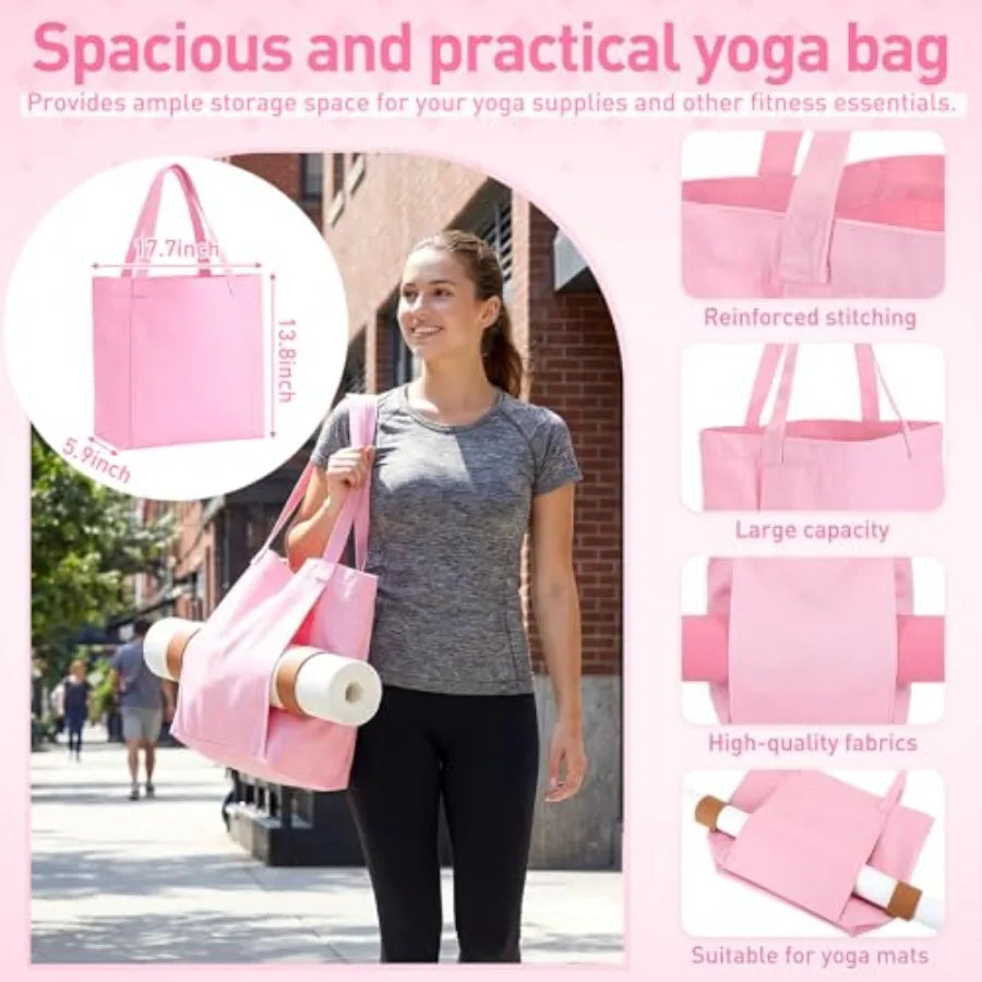 Yoga Accessories Set With Mat And Magic Circle For Workouts