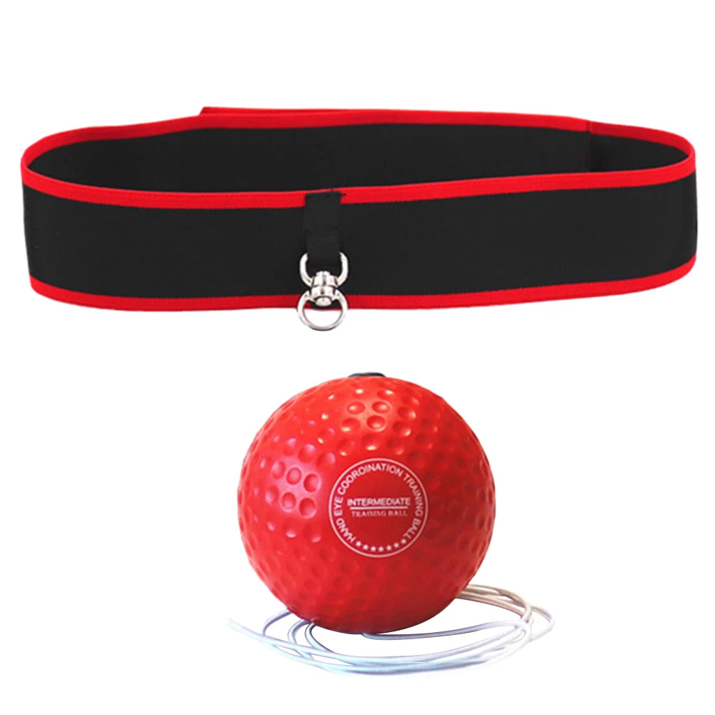 Boxing Reflex Ball With Adjustable Headband For Speed And Focus