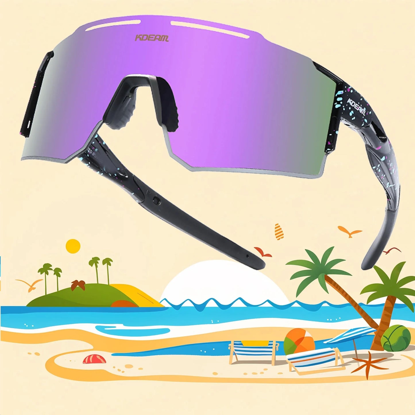 Unisex Polarized Sunglasses for Cycling, Running and Youth