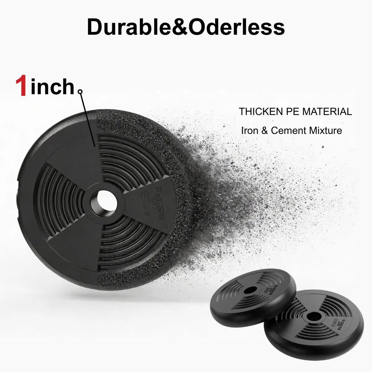 RELIFE 5-In-1 Adjustable Dumbbell Set For Home Gym Workouts