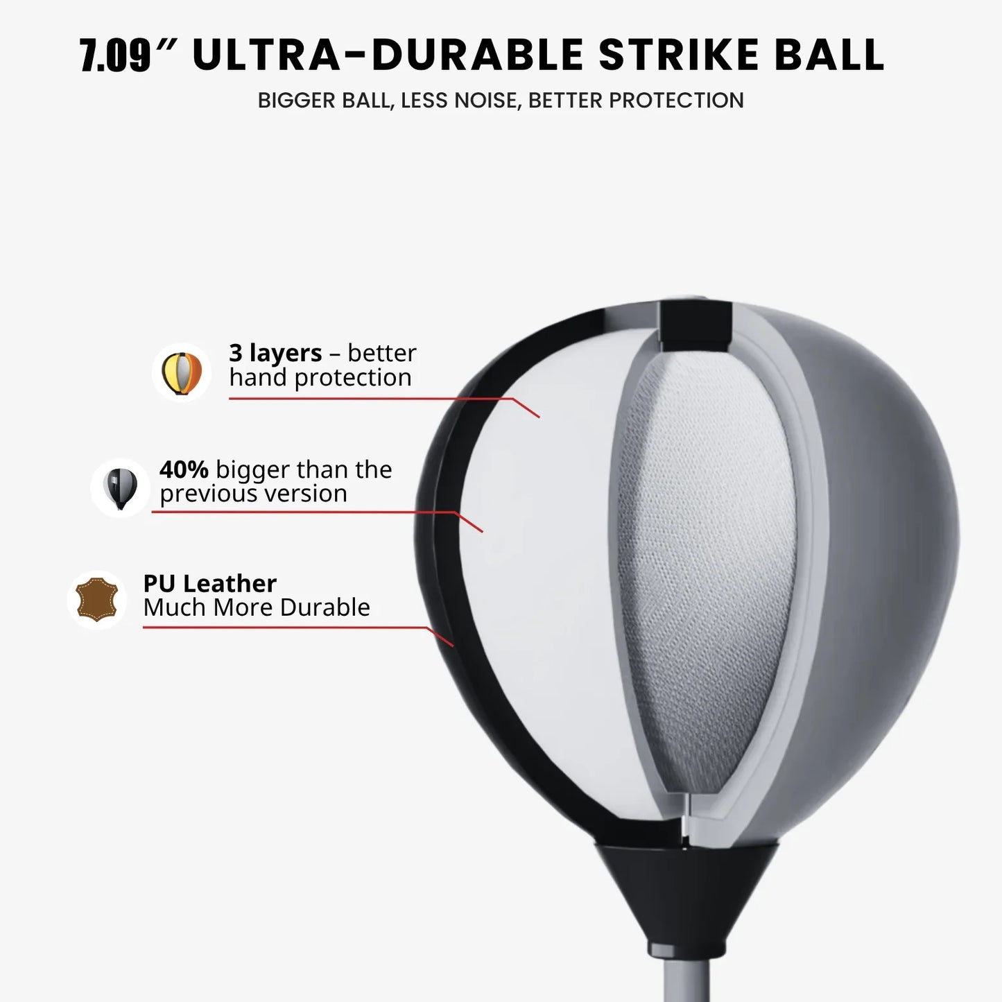 Punching Bag for Boxing Reflex and Agility Training at Home