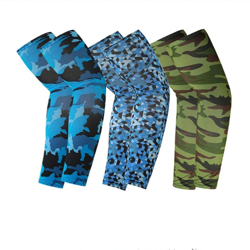 Unisex Cooling Arm Sleeves With UV Protection For Running Cycling