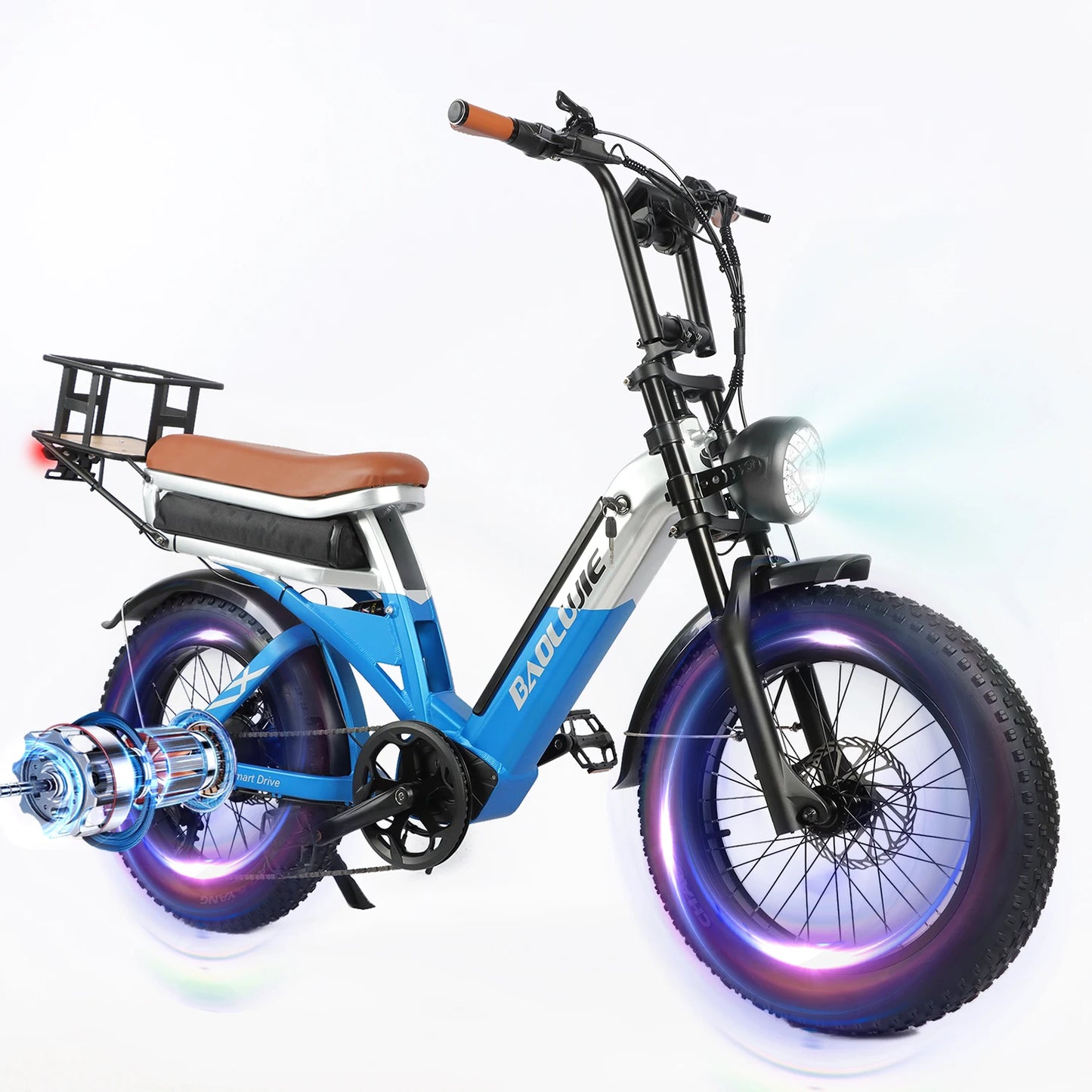 Baolujie DM01 Electric Motorcycle 2000W 60V 30Ah EBike