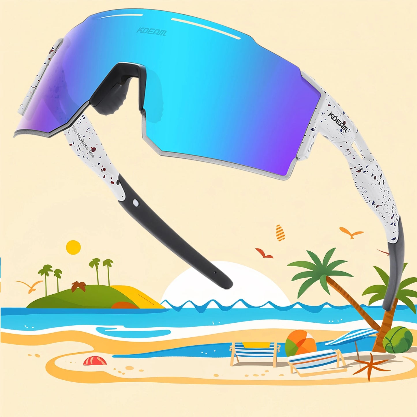 Unisex Polarized Sunglasses for Cycling, Running and Youth