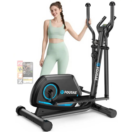 YTYIN 16Level Magnetic Elliptical Machine With Quiet Drive For Home Gym