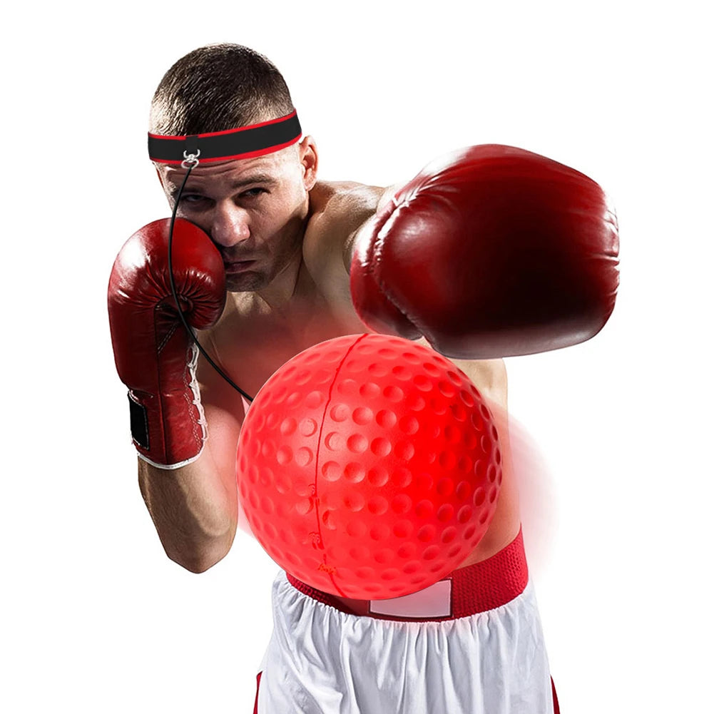 MOJOYCE Boxing Speed Ball Reflex Training Ball With Adjustable Headband
