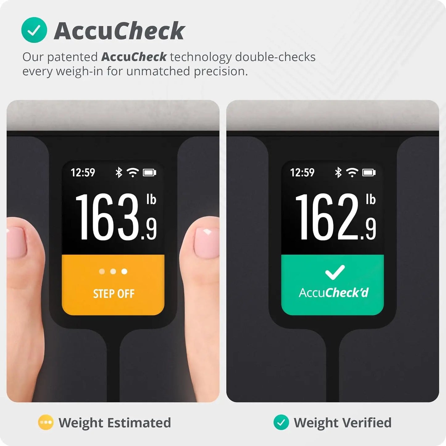 Smart Scale for Weight Loss with WiFi and Bluetooth Sync