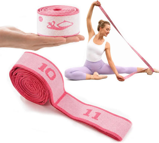 11-Loop Stretch Band for Yoga Pilates and Physical Therapy