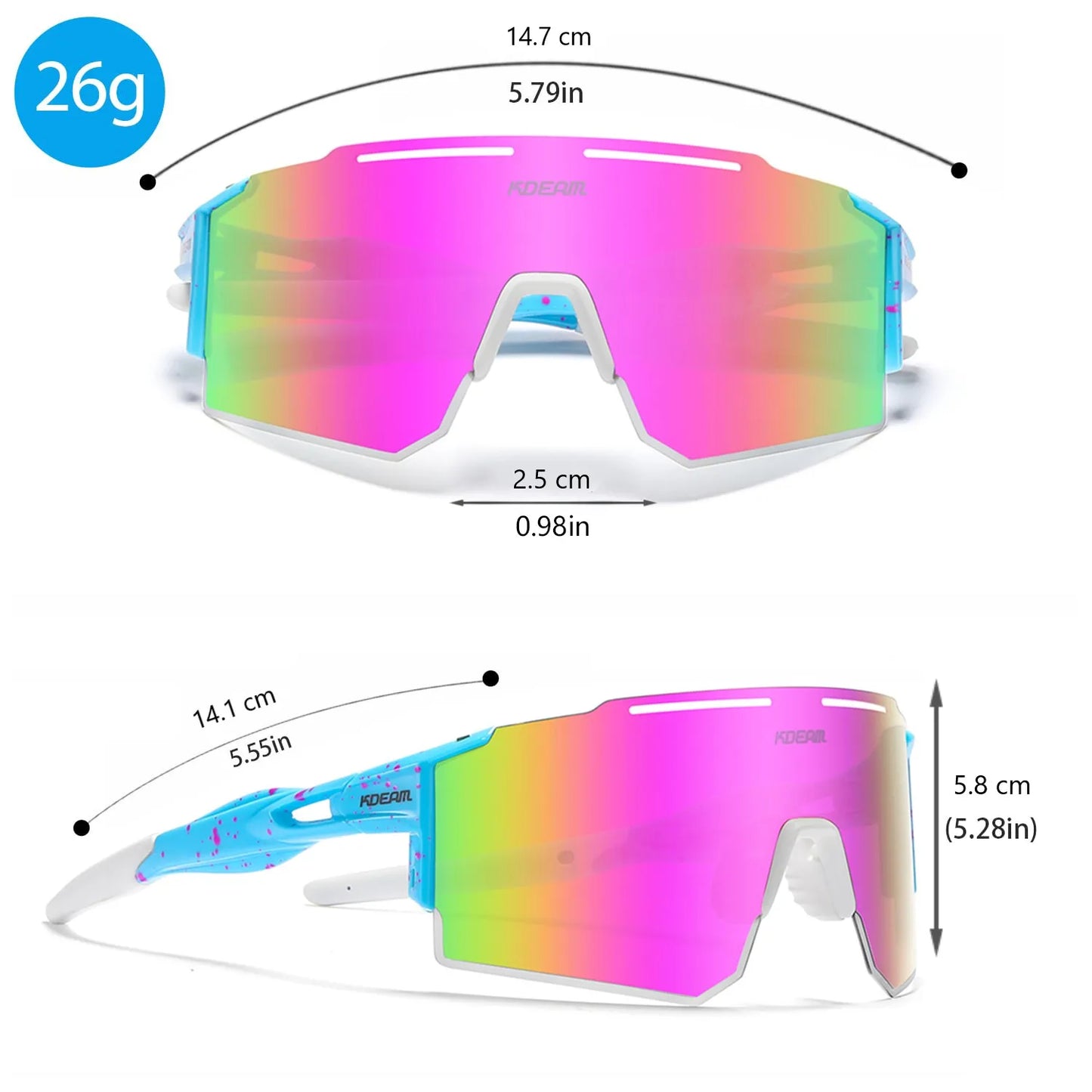 Unisex Polarized Sunglasses for Cycling, Running and Youth