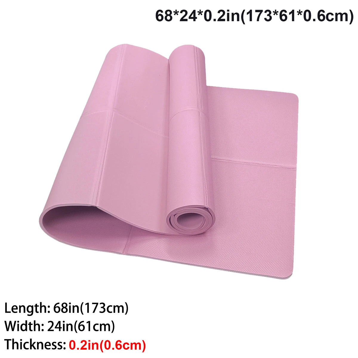 Eco Friendly Folding Yoga Mat EVA Portable for Travel