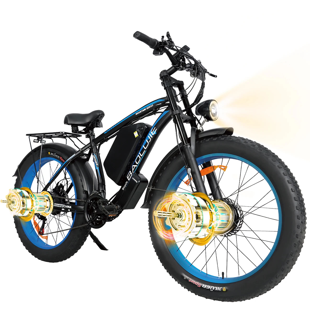 Baolujie DM01 Electric Motorcycle 2000W 60V 30Ah EBike