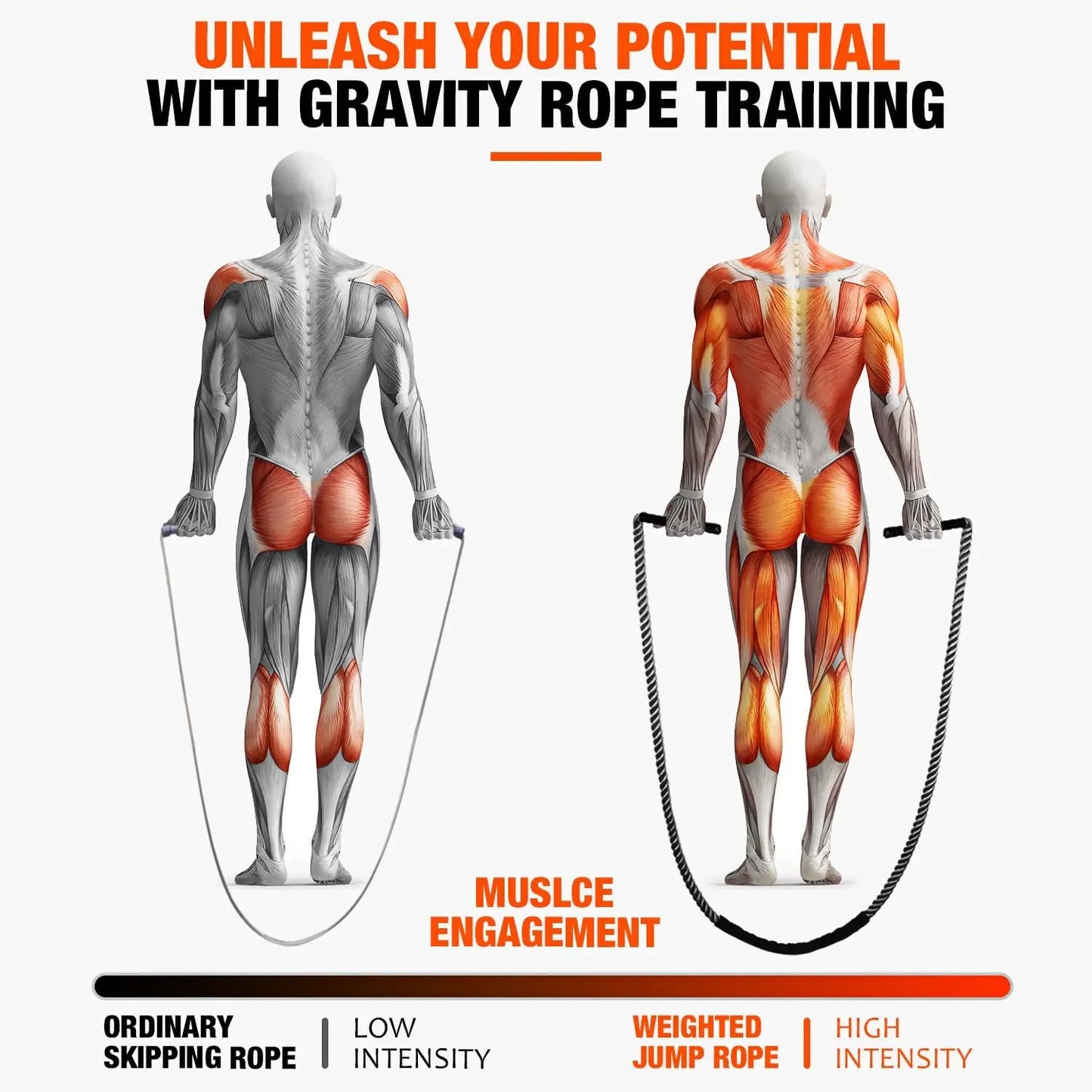 Weighted Jump Rope For Fitness And Boxing Cardio Training