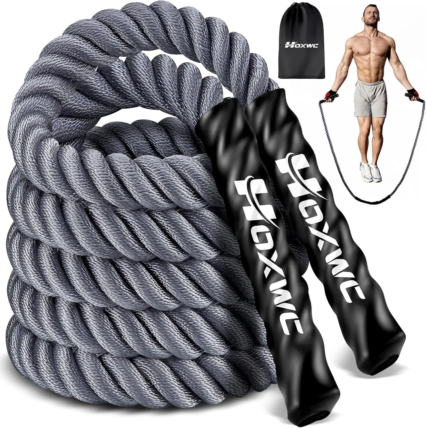 Weighted Jump Rope For Fitness And Boxing Cardio Training