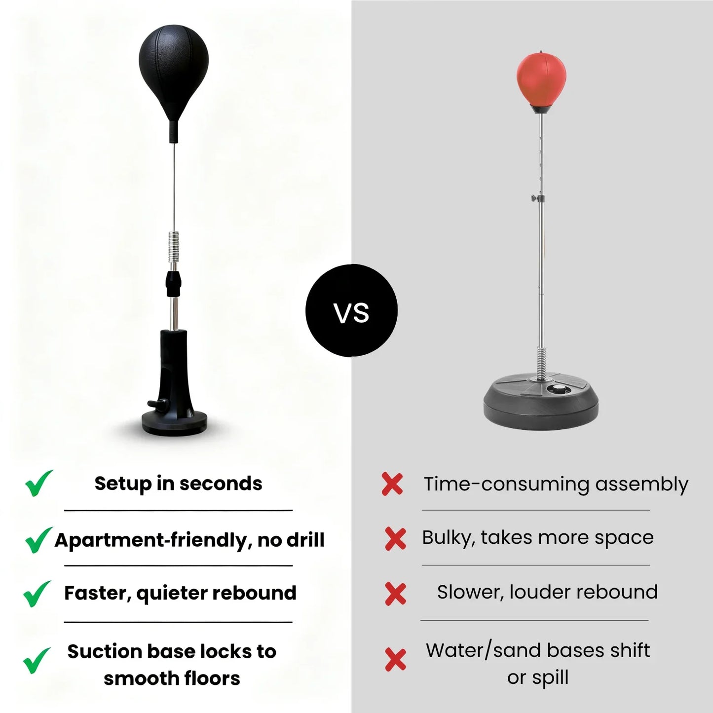 Punching Bag for Boxing Reflex and Agility Training at Home