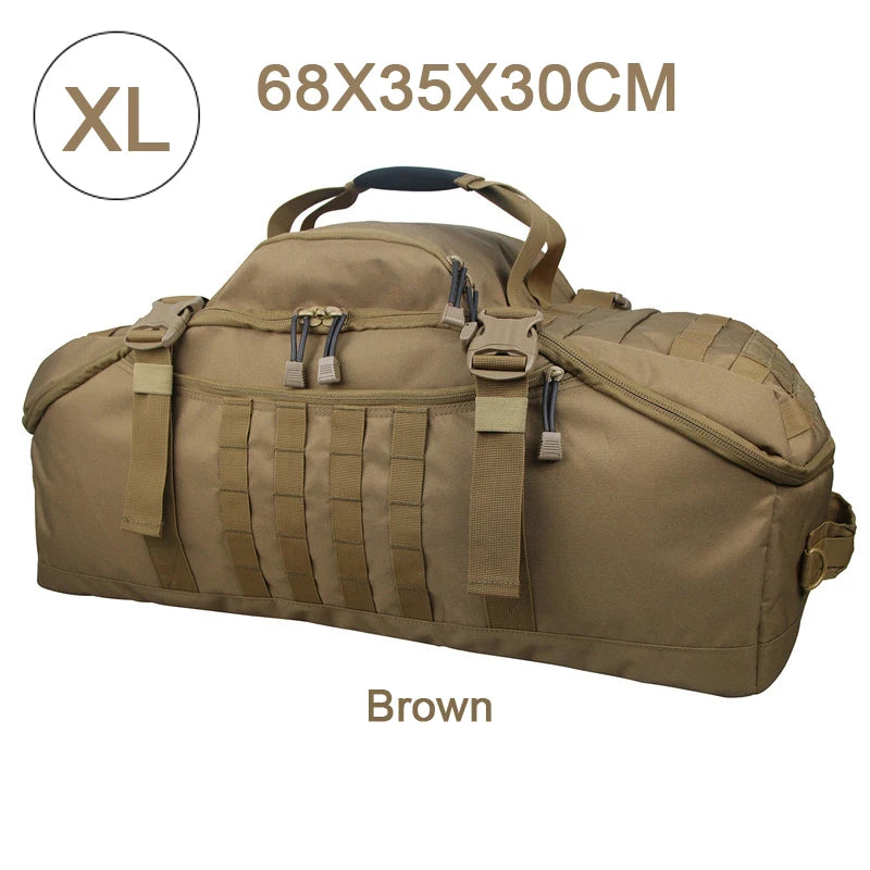 QCN Sport Travel Bag Molle Tactical Gym Duffle For Camping