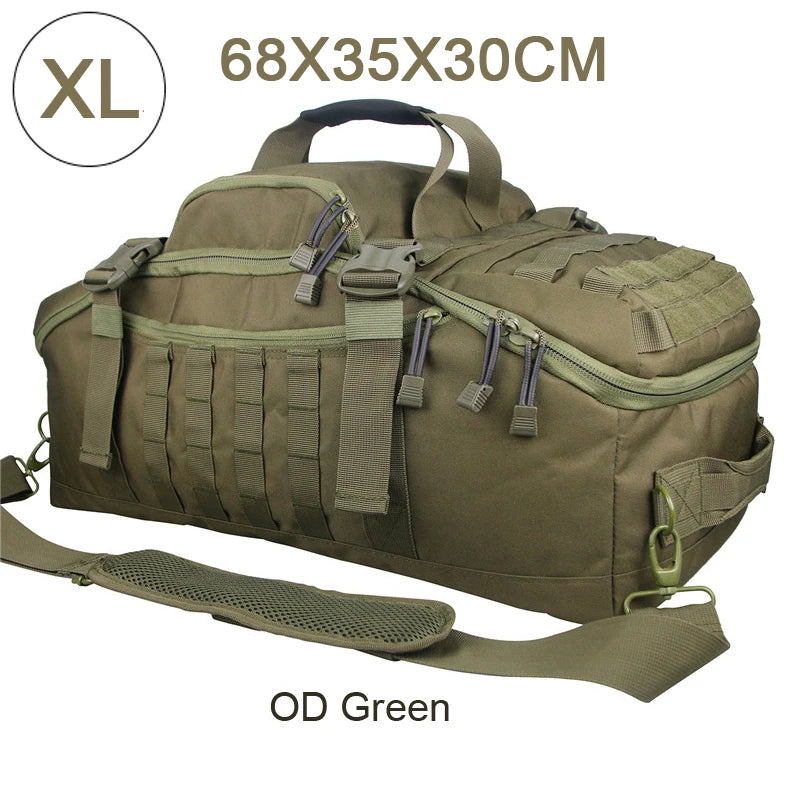 QCN Sport Travel Bag Molle Tactical Gym Duffle For Camping