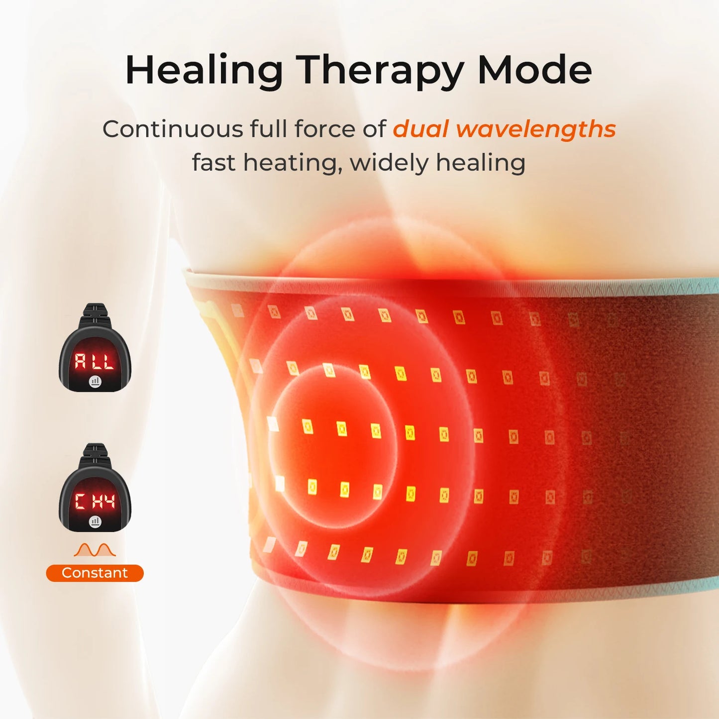 XceeFit Red Light Therapy Belt LED For Pain Relief And Muscle Recovery