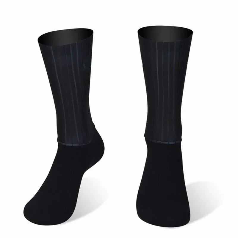 Aero Anti Slip Silicone Summer Cycling Socks For Men