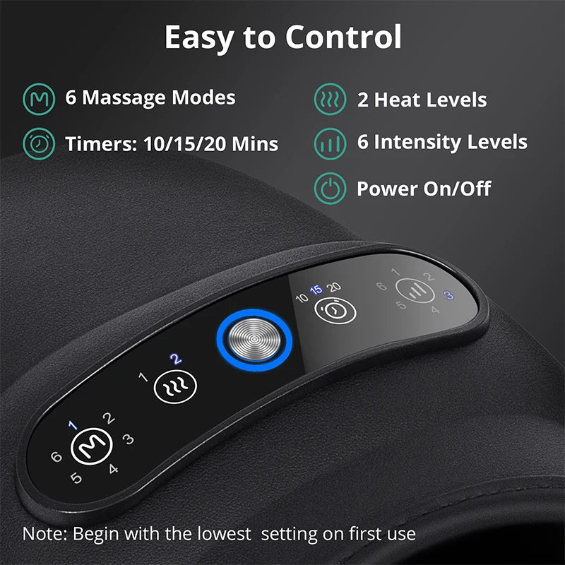 Medcursor Wireless Hand Massager With Air Compression And Palm Acupoint