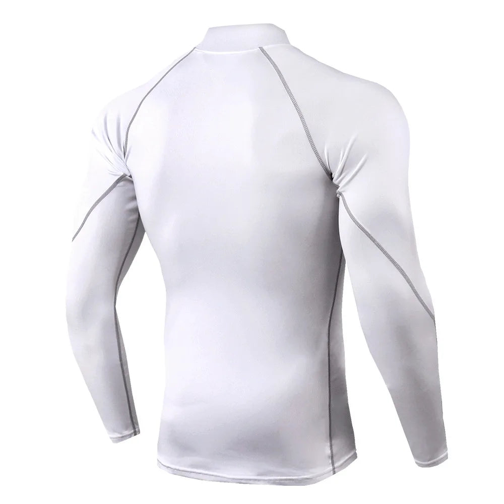 Wyhyaye Mens Quick Dry Sport T Shirt Long Sleeve Compression