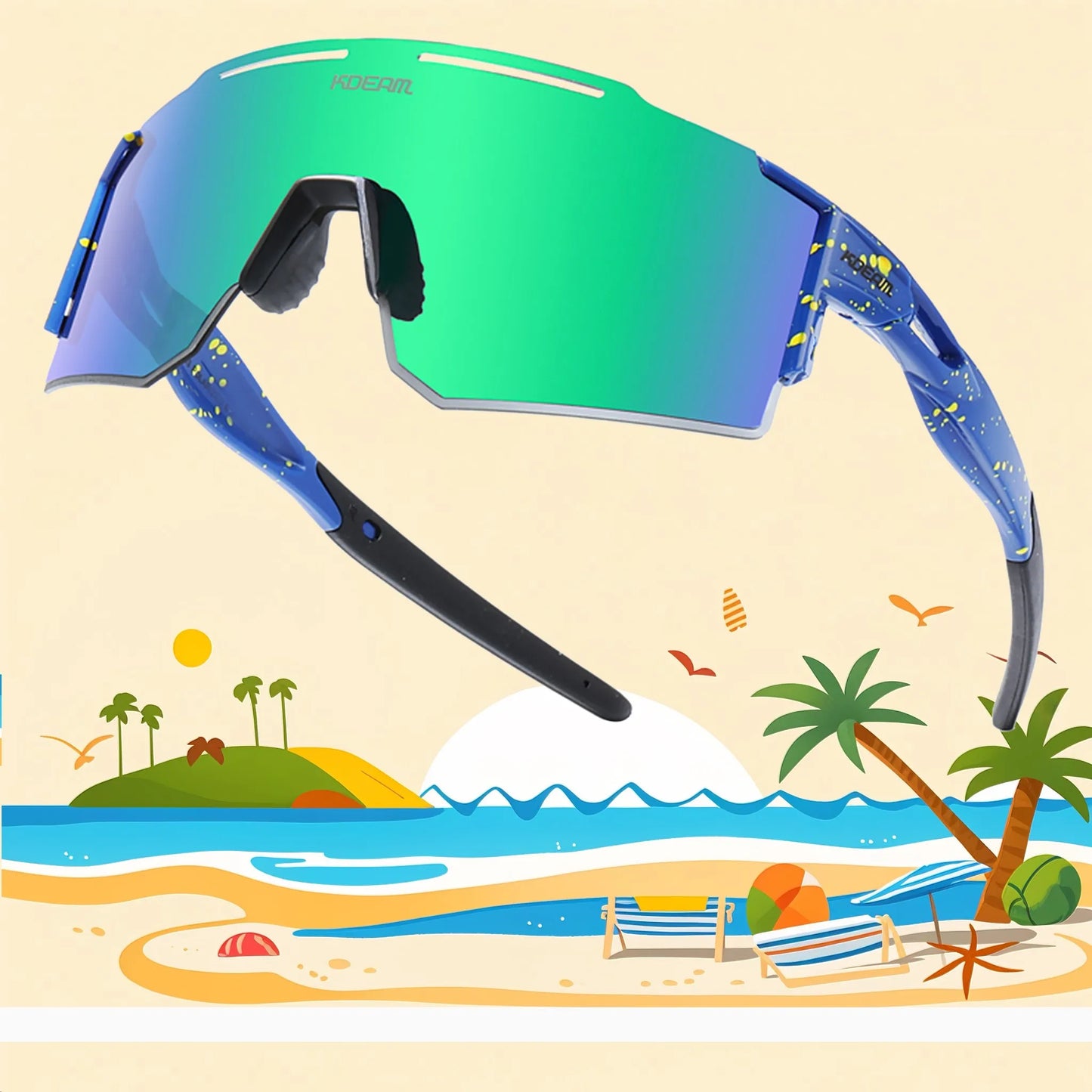 Unisex Polarized Sunglasses for Cycling, Running and Youth