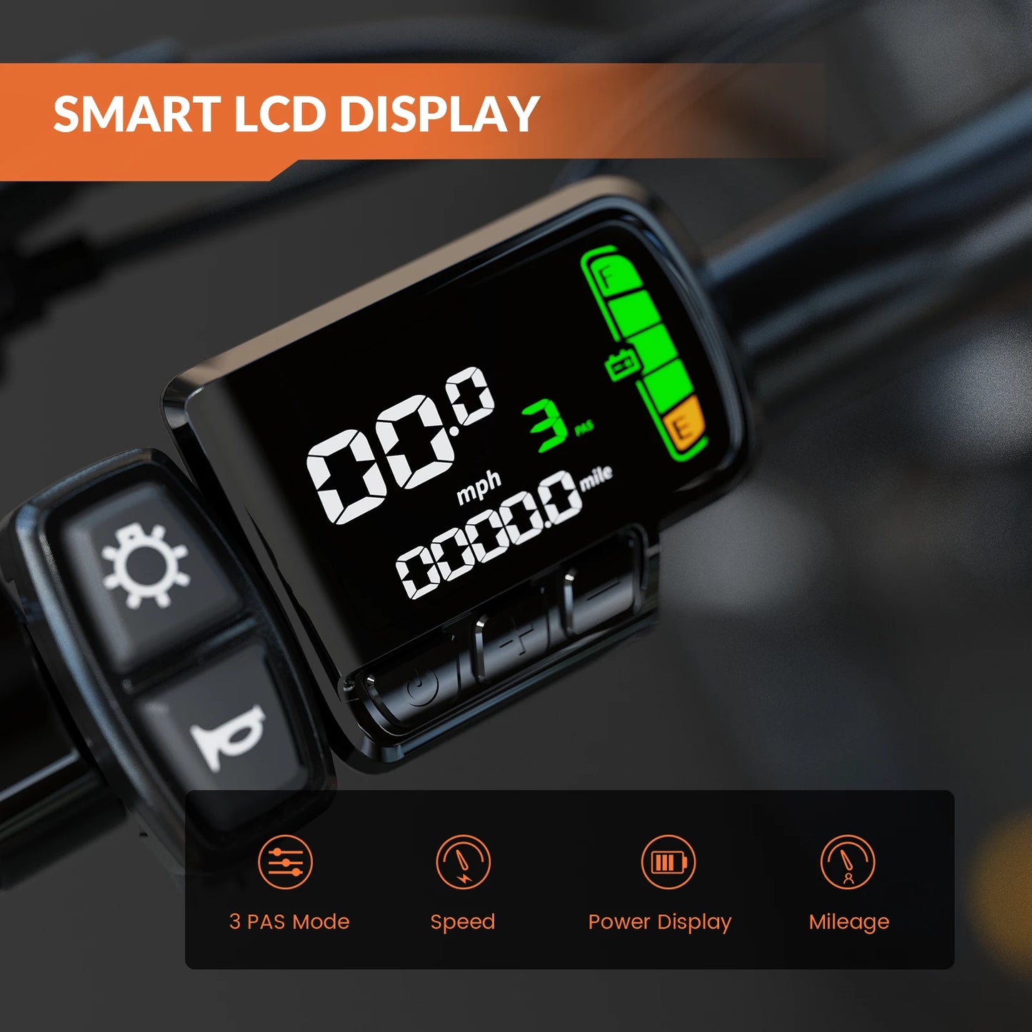 5TH WHEEL AB17 Electric Bike 700W Peak Motor Front Suspension