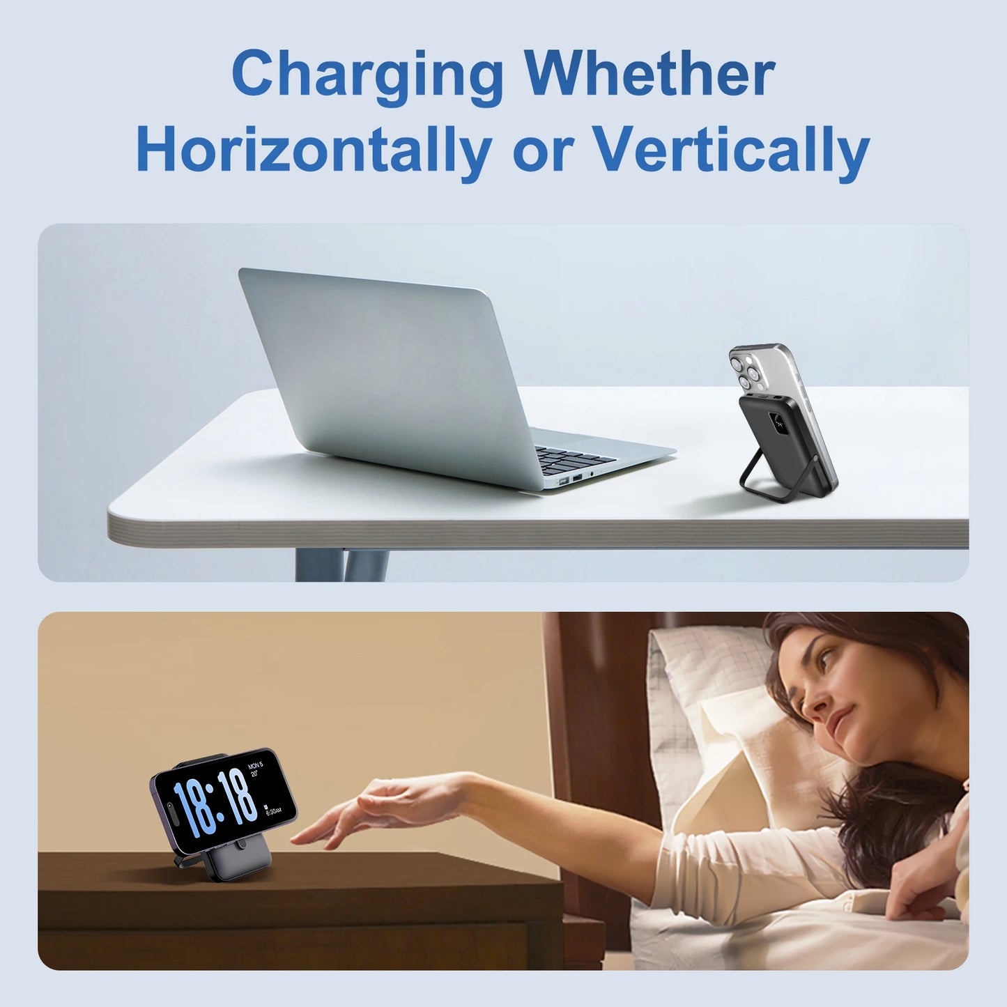 Magnetic Wireless Power Bank 10000mAh With 15W PD LED Display
