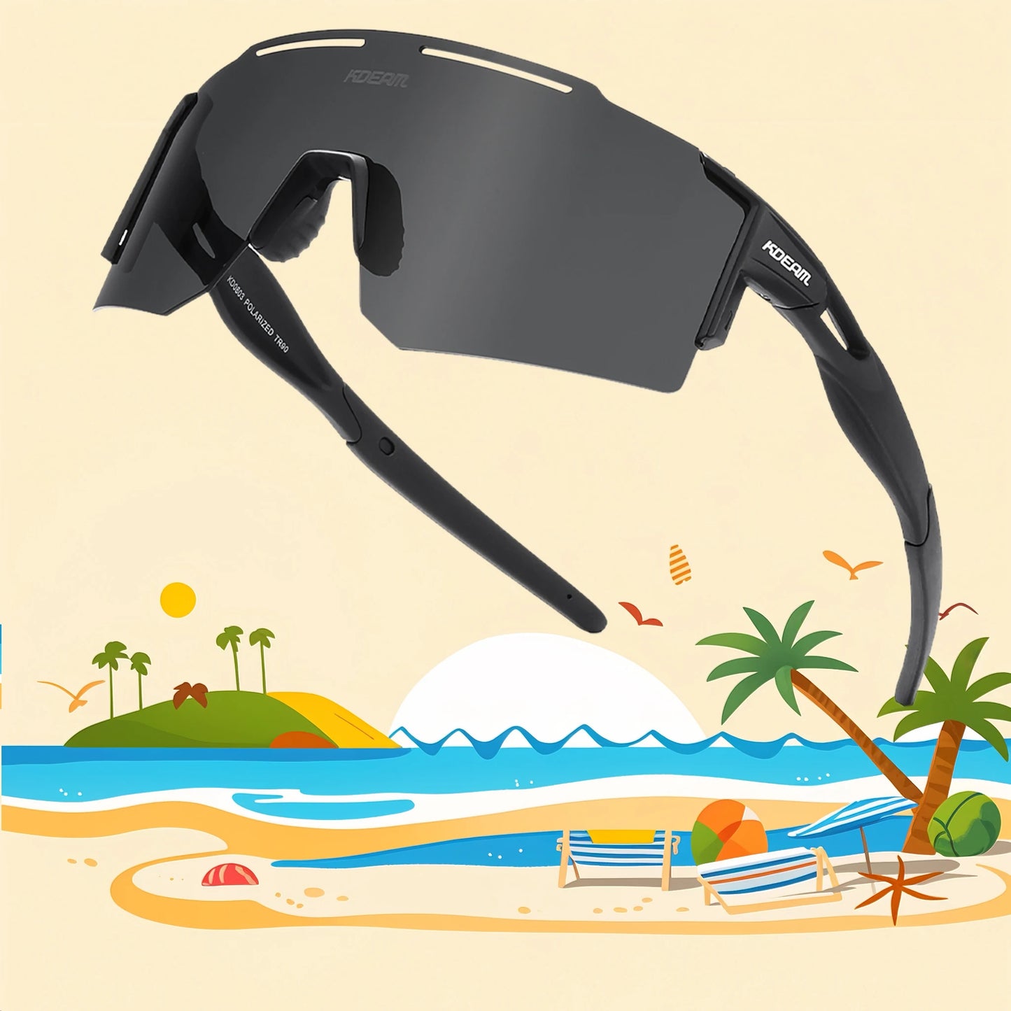 Unisex Polarized Sunglasses for Cycling, Running and Youth