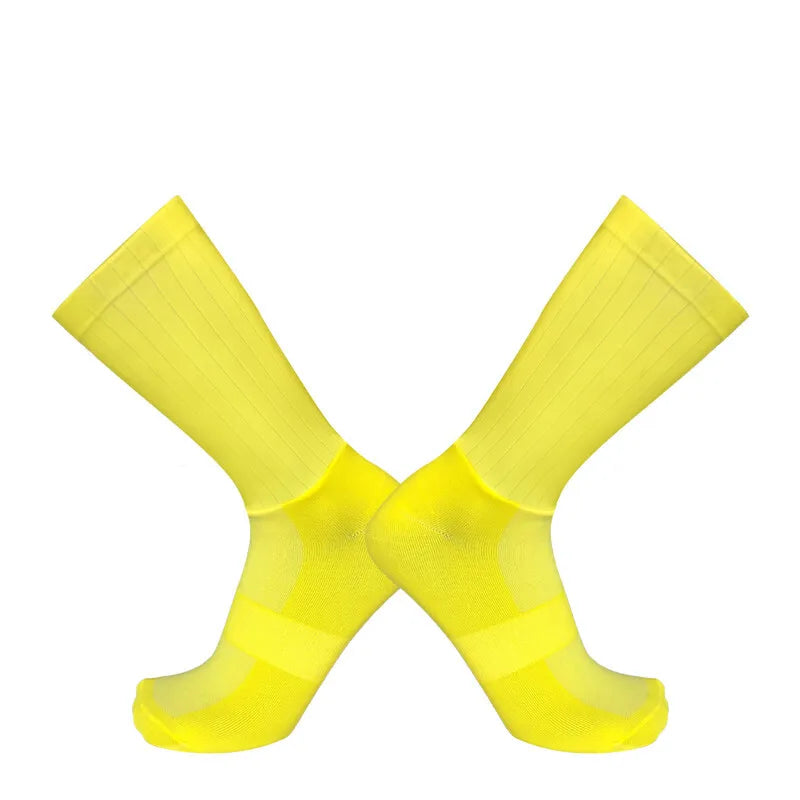 Aero Anti Slip Silicone Summer Cycling Socks For Men