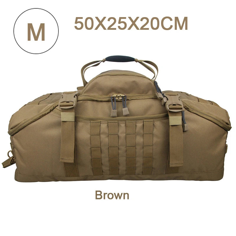 QCN Sport Travel Bag Molle Tactical Gym Duffle For Camping