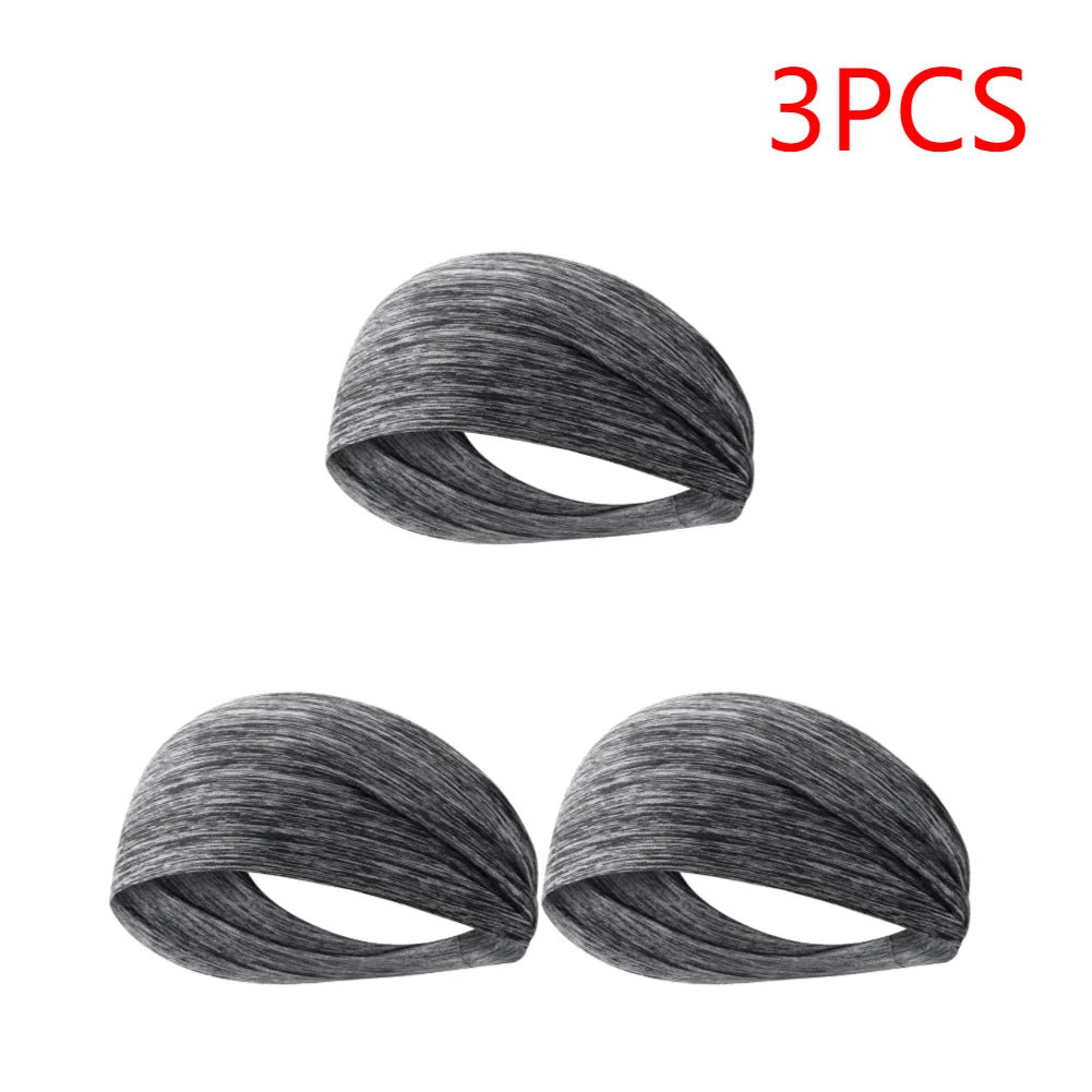 APWIKOGER Quick Dry Sweat Headbands For Running And Yoga
