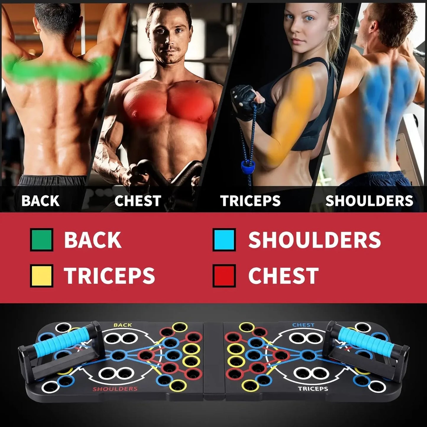 Altruism Multifunctional Push Up Board For Chest And Abs Fitness