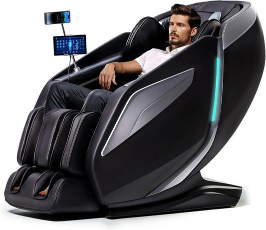 4D Massage Chair Full Body Zero Gravity Recliner App Control