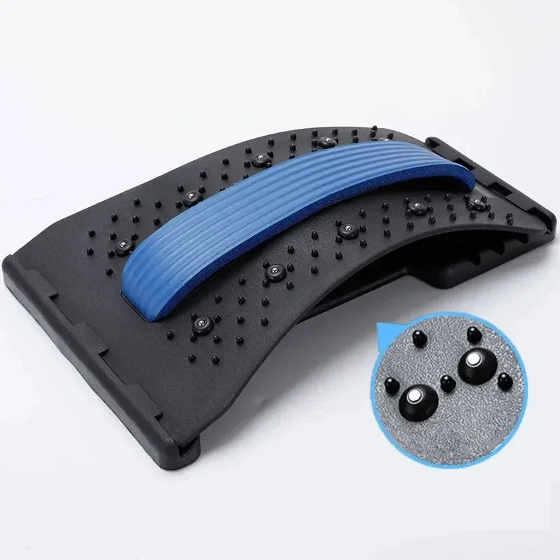 Back Stretcher Multi Level Adjustable Massager For Cervical And Lumbar Spine